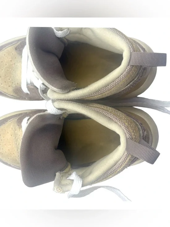 Nike Air Jordan 1 Mid SE Craft Taupe Haze Toddler Sneakers Size 9C - Picture 8 of 10